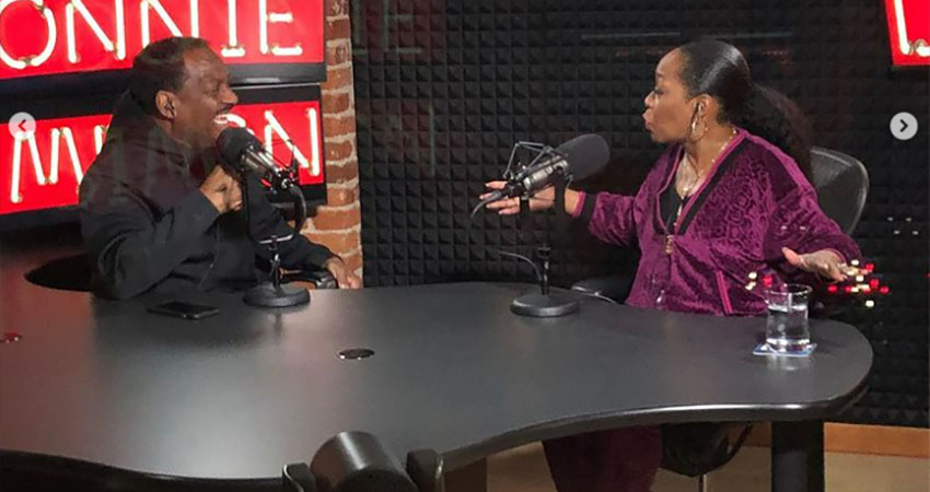 Donnie with Tichina Arnold