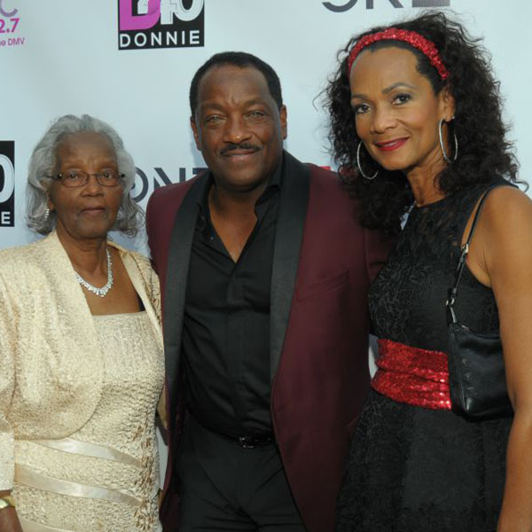 Donnie with mom, Dorothy and wife, Pam.