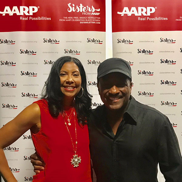 Donnie with Cookie Johnson