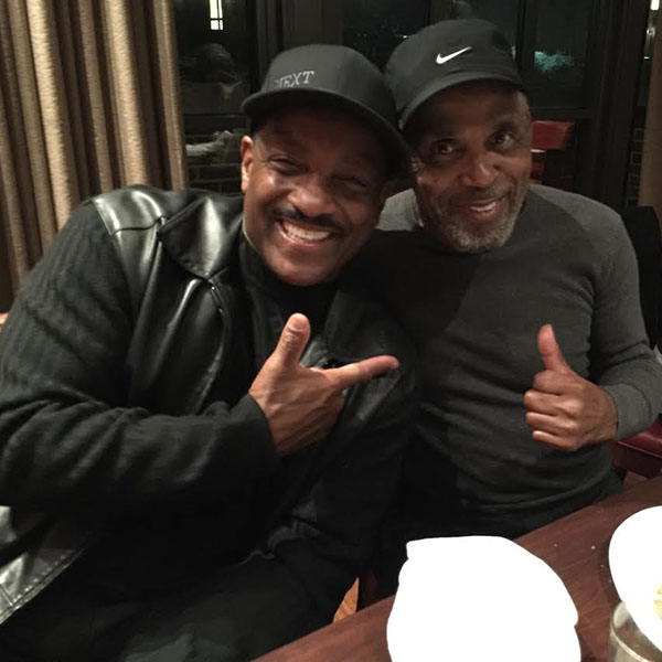 Donnie with Frankie Beverly