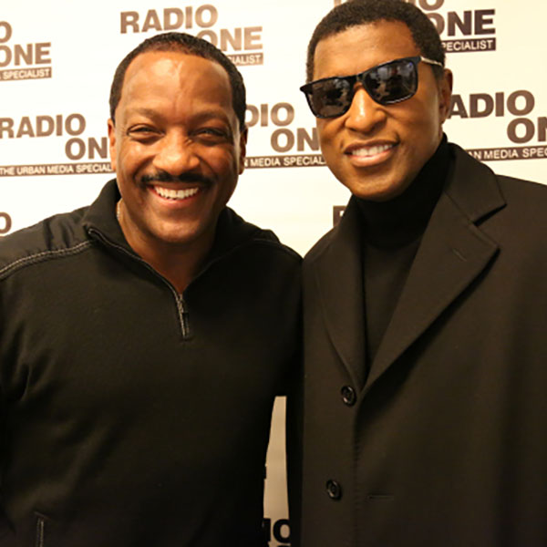 Donnie with Babyface.