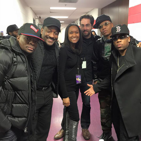 Donnie with daughter Dawn, son in-law, John pictured with BBD.